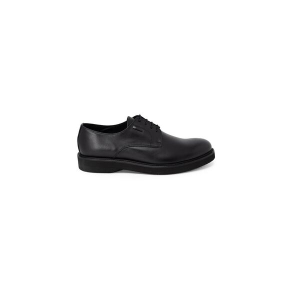 Antony Morato Black Leather Flat Boots